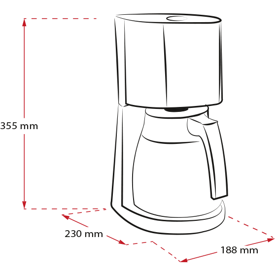 Produktbillede af Enjoy® Top Therm filterkaffemaskine - 2