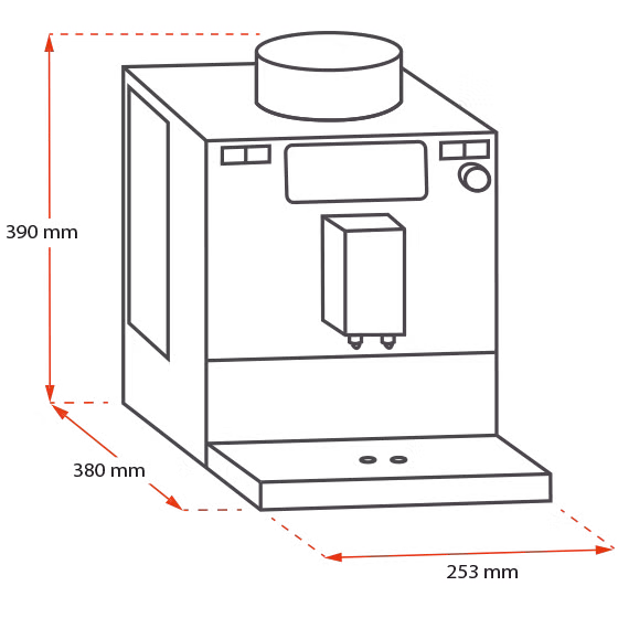 Image du produit de la machine à café entièrement automatique Passione®, argent - 1