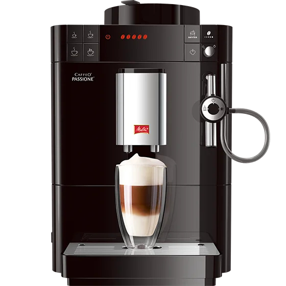 Caffeo® Passione® OT, Black (Refurbished) Product image of Caffeo® Passione® bean to cup machine, black (2nd choice) - 1