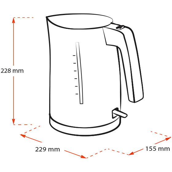 Produktbillede af Look® Aqua Kettle, Sort - 5