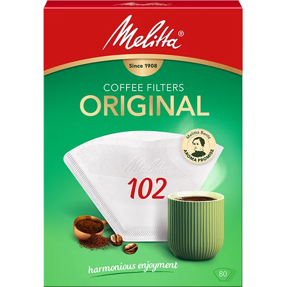 Melitta® Original, 102®, weiß, 80 St. Produktbild von Melitta® Original, 102®, weiß, 80 St. Filtertüten® - 1