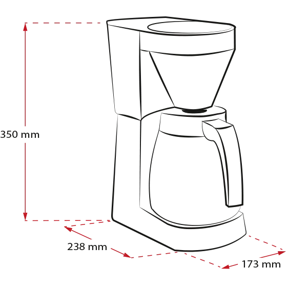 Produktbild von EasyTop® Therm, schwarz (Refurbished) Filterkaffeemaschine - 3