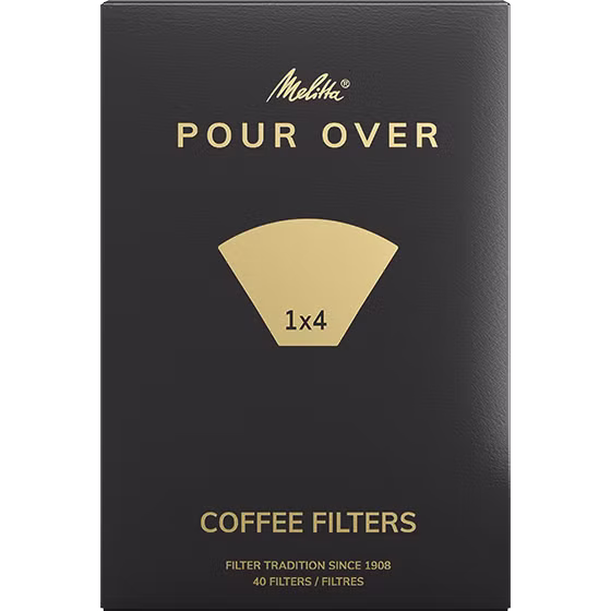Produktbild von Melitta® Pour Over 1x4®, weiß, 40 St. Filtertüten® - 1