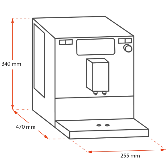 Produktbild von CI Touch®, schwarz (Refurbished) Kaffeevollautomat - 3