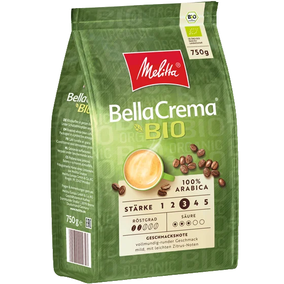 Product image of Melitta® BellaCrema® Organic Coffee Beans 750g - 1