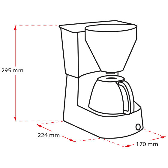 Produktbild von Easy, schwarz (Refurbished) Filterkaffeemaschine - 3