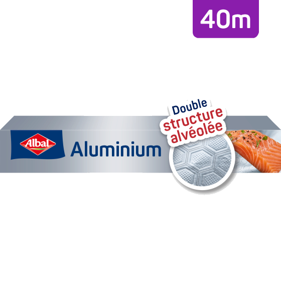 Papier Aluminium résistant 40m ALBAL