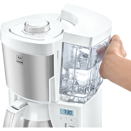 Image du produit de la machine à café filtre LOOK® Therm Timer, blanche - 22