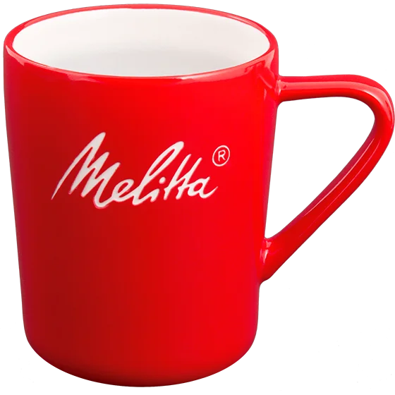Taza Melitta® Clásica para café 290ml, Roja Imagen del producto Taza de porcelana Melitta® - 1
