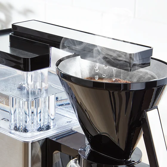 Produktbild von AromaSignature® DeLuxe Filterkaffeemaschine, Schwarz-Edelstahl - 4