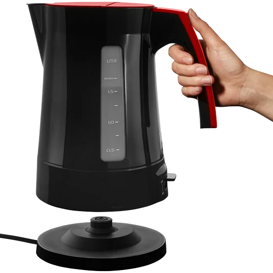 Produktbild von Enjoy Aqua Wasserkocher, Schwarz-Rot - 2