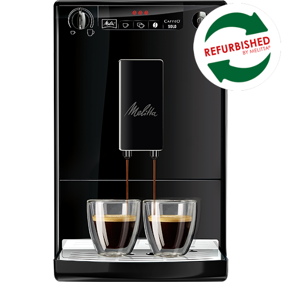Produktbild von Solo®, pure black (Refurbished) Kaffeevollautomat, Schwarz - 7