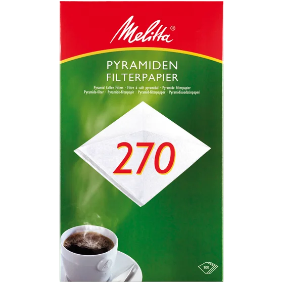 Produktbild von Melitta® PA SF 270G Pyramiden-Filterpapier - 1