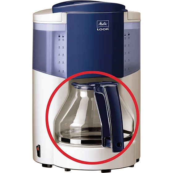 Produktbild von Glaskanne, Look, blau: Typ M 640-10  - 2