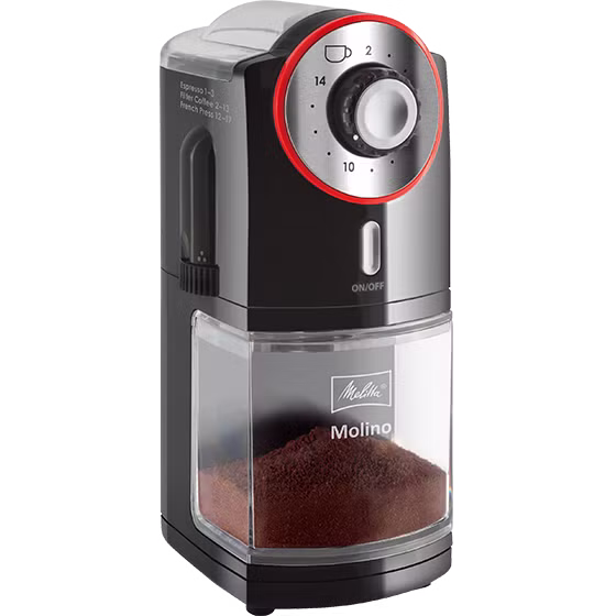 Produktbild von Molino® Kaffeemühle, Schwarz-Rot - 5
