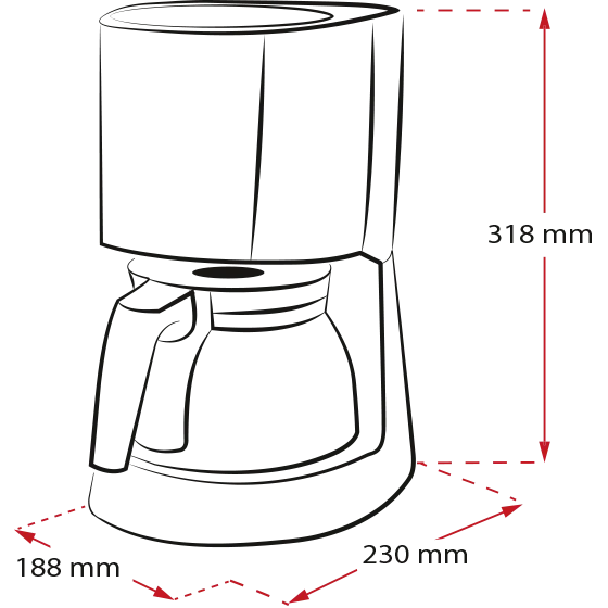 Produktbild på Enjoy® Top filterkaffemaskin - 2