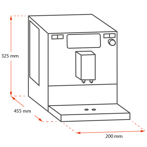 Produktbild von Solo® & Milk, schwarz (Refurbished) Kaffeevollautomat, Schwarz - 1