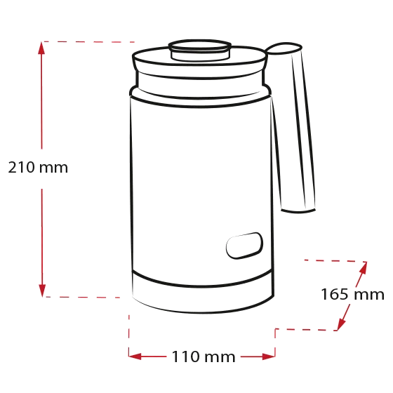 Produktbild von Cremio® Milchaufschäumer, Weiss - 2