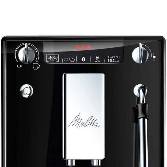 Produktbild von Solo® & Milk, schwarz (Refurbished) Kaffeevollautomat, Schwarz - 2