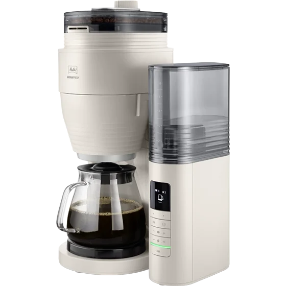 Produktbild von AromaFresh Pro X Filterkaffeemaschine mit Mahlwerk, Warm grey - 3