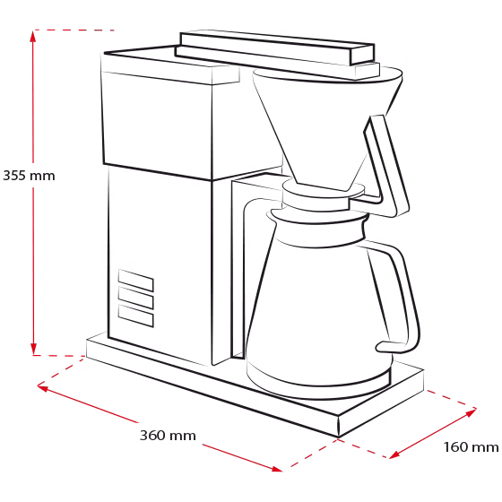 Produktbild von Melitta One® Filterkaffeemaschine, Schwarz - 7