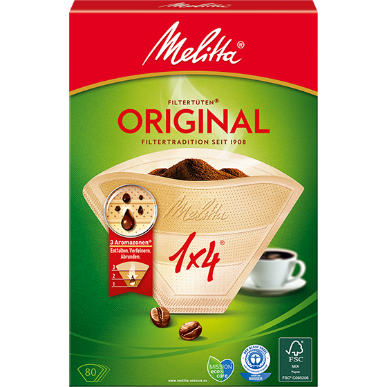 Melitta® Original, 1x4®, 80 St.