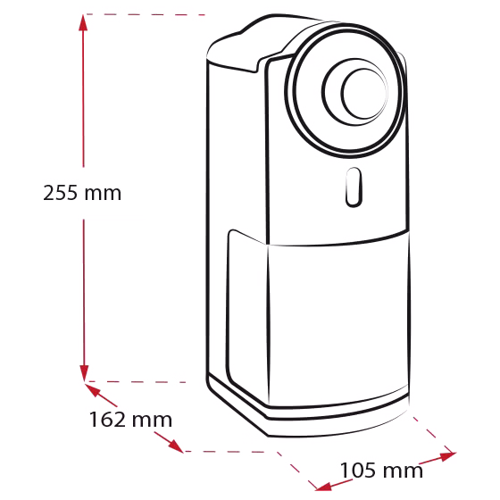 Produktbild von Molino® Kaffeemühle, Schwarz-Rot - 4