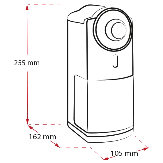 Produktbild von Molino® Kaffeemühle, Schwarz-Rot - 4