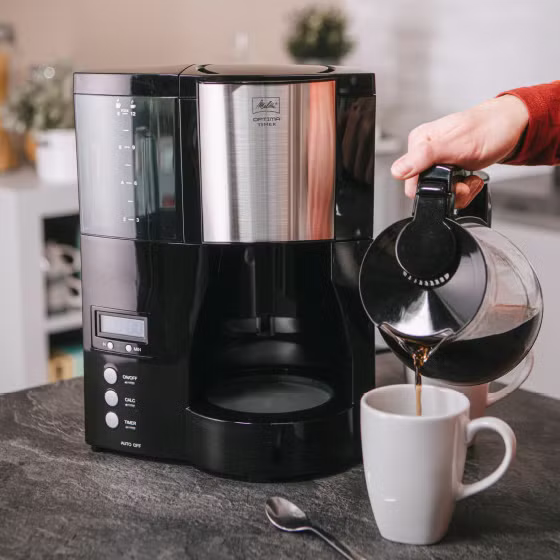 Produktbild von Optima Timer Filterkaffeemaschine, Schwarz - 8