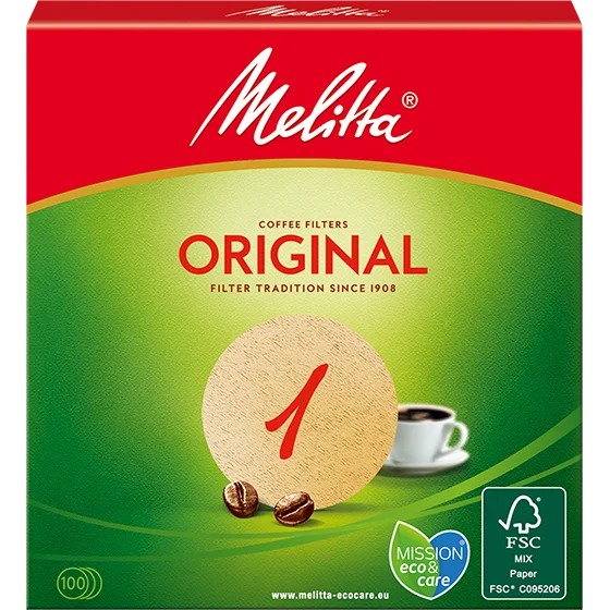 Melitta® Original, rund, braun Product image of Melitta® Original, round, brown filter bags® - 1