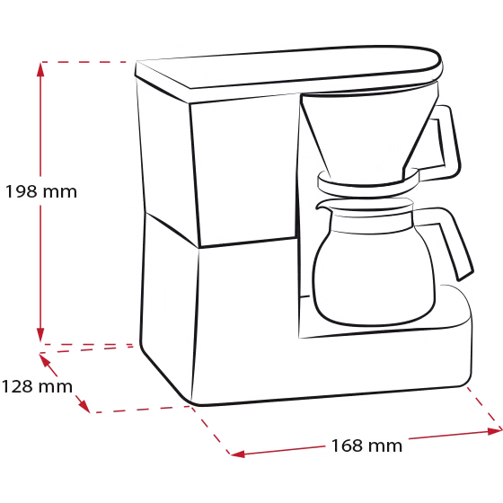 Produktbild von Aromaboy® Filterkaffeemaschine, Schwarz - 15