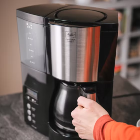 Produktbild von Optima Timer Filterkaffeemaschine, Schwarz - 4