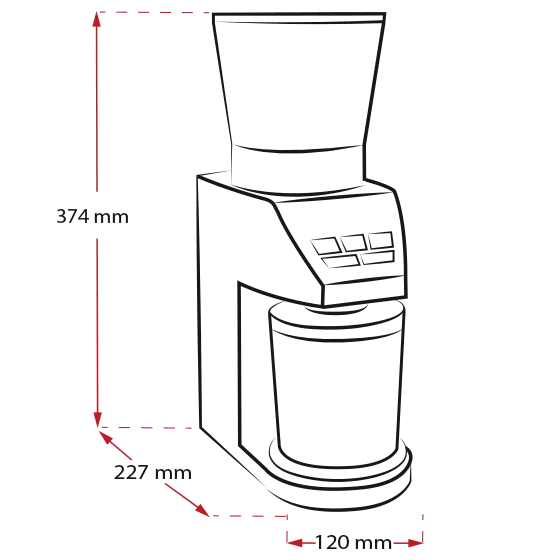 Image du produit : Moulin à café Calibra®, noir - 10