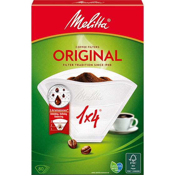 Filtros de café 1x4®/80