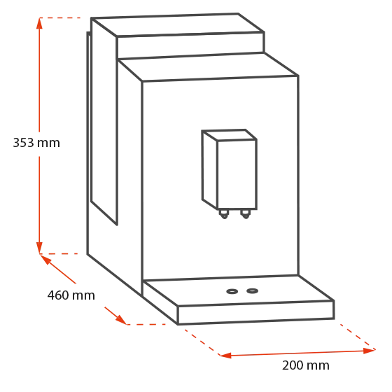 Product image of Avanza® bean to cup machine, stainless steel - 1