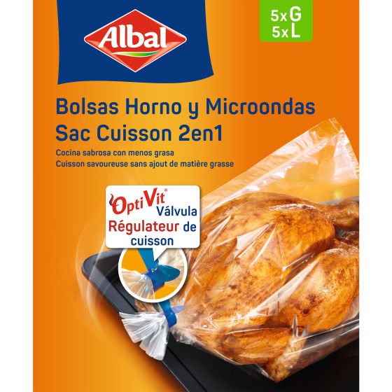 Sacs Cuisson 2 en 1 x5 ALBAL