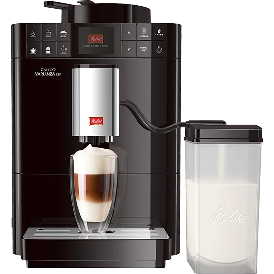 Caffeo® Varianza® CSP, Black (Refurbished) Product image of Caffeo® Varianza® CSP bean to cup machine, black, (2nd choice) - 7