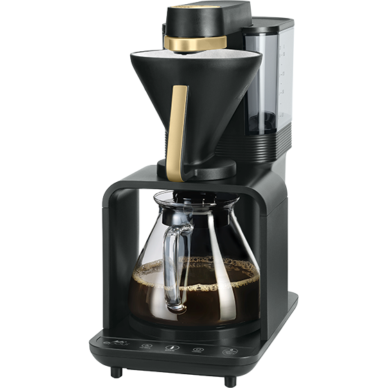 Produktbillede af epour® filterkaffemaskine, sort-guld - 1