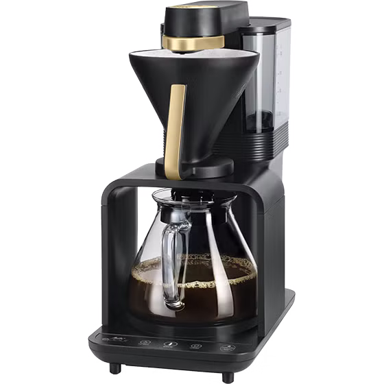 Produktbild av epour® filterkaffemaskin, svart-guld - 1