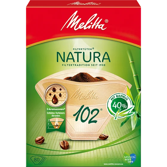 Produktbild von Melitta® Natura, 102®, 80 St. Filtertüten® - 1