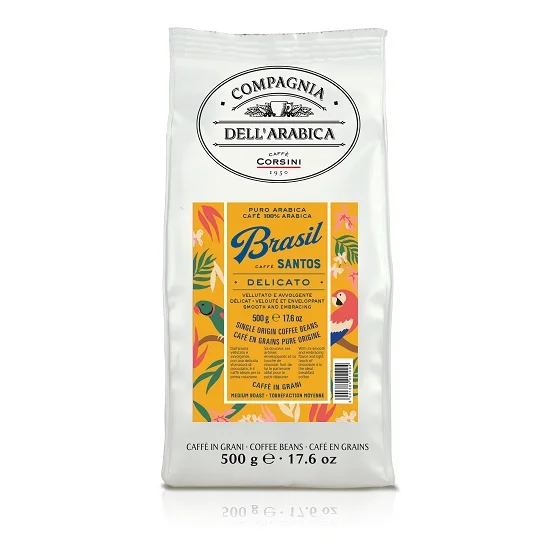 Caffè Corsini Brasil Santos, 500g Image du produit : Grains de café Caffè Corsini Brasil Santos 500 g - 3