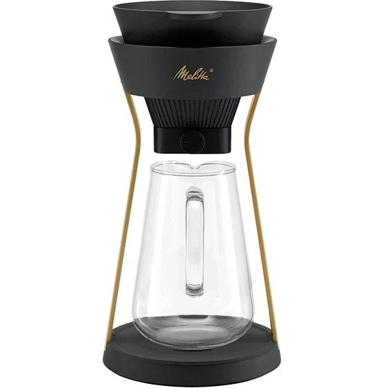 Melitta® AMANO Kaffeebereiter, schwarz-gold (B-Ware) Melitta® AMANO Kaffeebereiter, schwarz-gold (B-Ware)