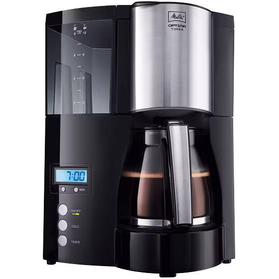 Produktbild von Optima Timer Filterkaffeemaschine, Schwarz - 5