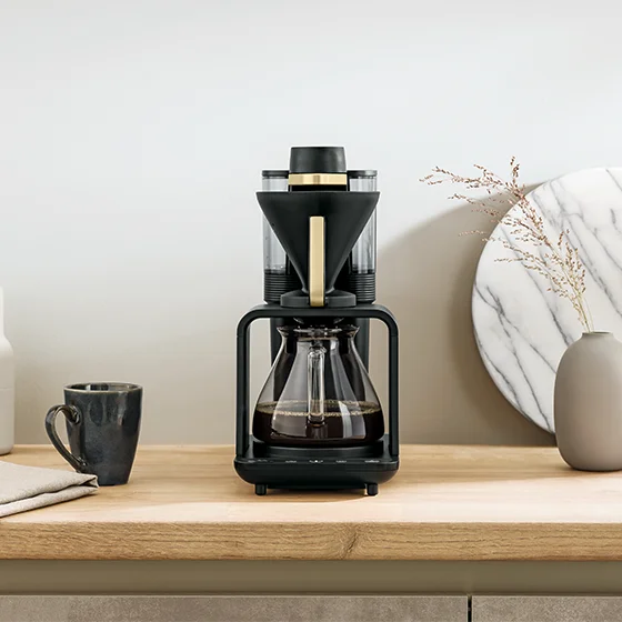 Produktbild von epour® Filterkaffeemaschine, Schwarz-Gold - 5