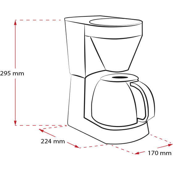 Produktbild von Easy Filterkaffeemaschine, BVB - 1