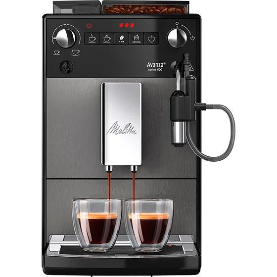 Avanza® Series 600 Fully Automatic Coffee Machine, Mystic Titan (Refurbished) Product image of Avanza® series 600 bean to cup machine, mystic titan - 8