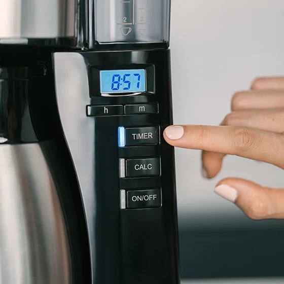 Productafbeelding van LOOK® Therm Timer filterkoffiezetapparaat, zwart - 15