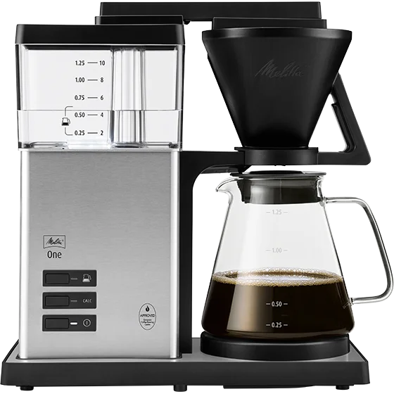 Melitta One® Produktbild av Melitta One® filterkaffemaskin, svart-rostfritt stål - 2
