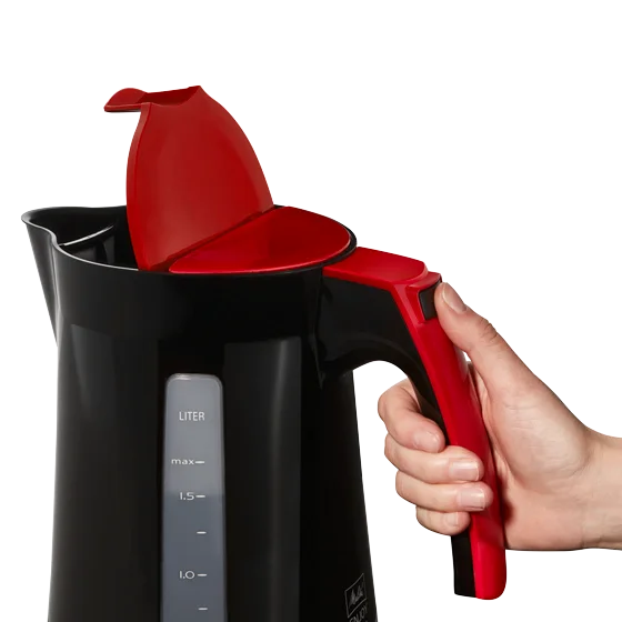 Produktbild von Enjoy Aqua Wasserkocher, Schwarz-Rot - 3