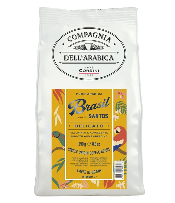 Produktbild von Caffè Corsini Brasil Santos Kaffeebohnen 250g - 1